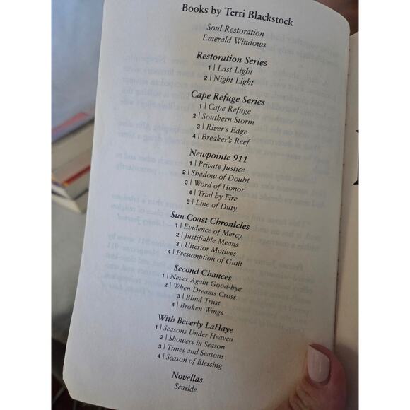 Lot 5 Novel Books Blackstock Newpointe 911 Series Private Justice Trial by Fire - Picture 3 of 4